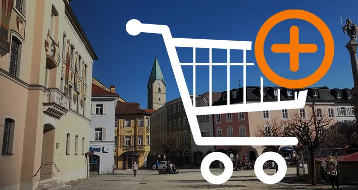 Beispiel für einen Onlineshop auf Laptop und Smartphone